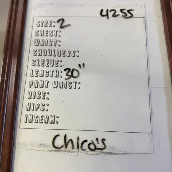 Chico's 2 Travelers Ribbed Jacket Belladonna Blue Open Front 3/4 Sleeves - Picture 6 of 6